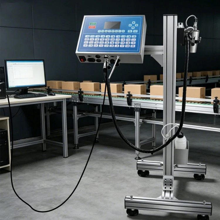 Industrial Online Large Character Inkjet Printer Prints Data Code and Batch Code