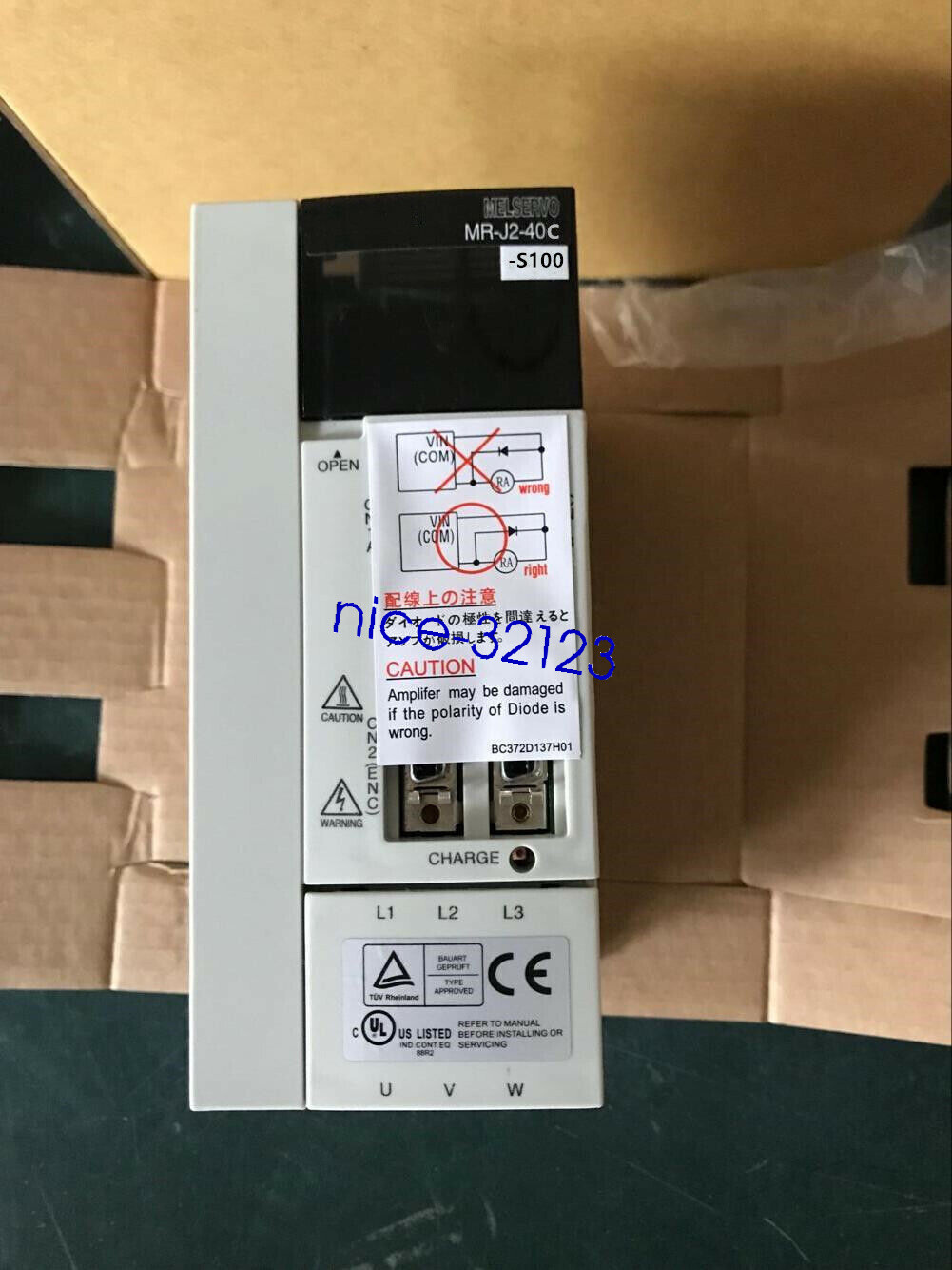 1PC Mitsubishi MR-J2-40C-S100 Servo Drive New In Box MRJ240CS100 ASAP Shipping