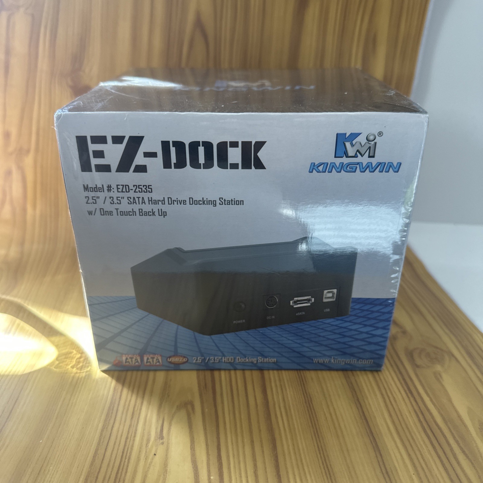 Kingwin EZ-Dock 2 2.5-Inch/3.5-Inch SATA Hard Drive Dock