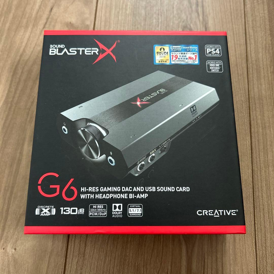 Creative Sound BlasterX G6 High sound quality Portable Hi-res compatible SBX-G6 