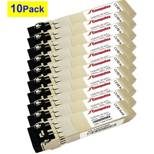 10PK AXM761 Compatible 10G SFP+ for Netgear AV Line M4250-10G2XF-PoE++ GSM4212UX