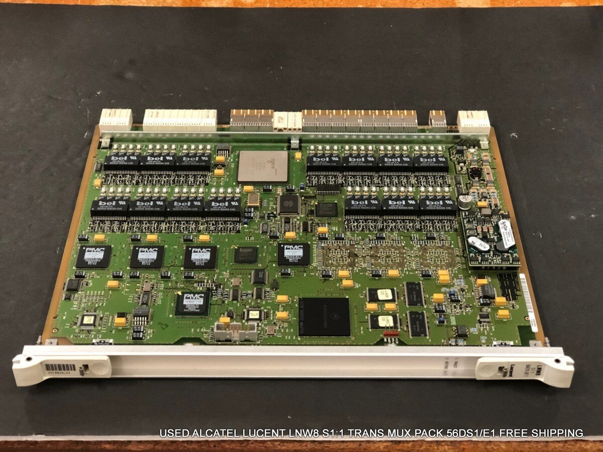 USED ALCATEL LUCENT LNW8 S1:1 TRANS MUX PACK 56DS1/E1 .