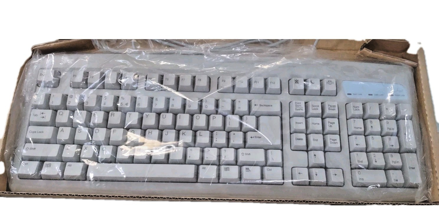 VINTAGE BTC PS/2 WINDOWS KEYBOARD MODEL 5123S RM0-KBRK