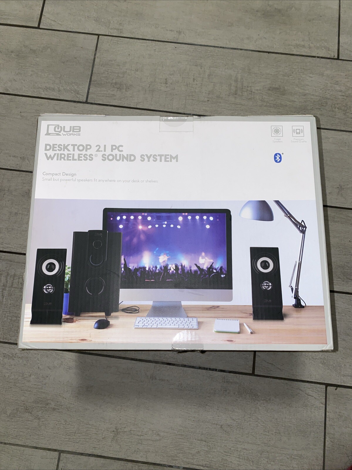 QUB WORKS desktop 2.1 PC wireless Sound System 