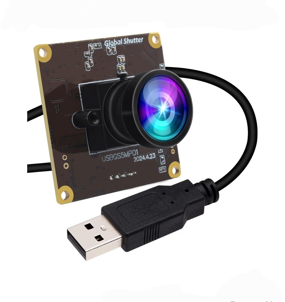 5MP Monochrome Global Shutter USB Camera Module 60FPS OX05B10 LightBurn