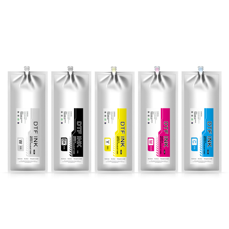 1000ml 5 Colors Ink DTF Bags Textile Ink DTF Printing For MUTOH VALUEJET 628D