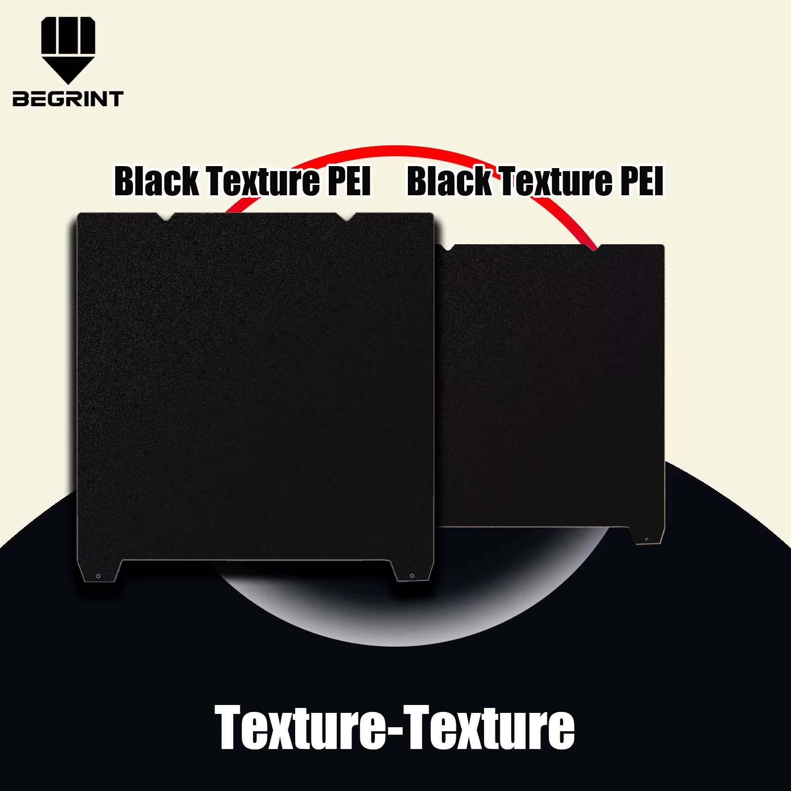 PEI Magnetic Spring Steel Build Plate Textured Smooth 235X235Mm Heat Bed for Cre