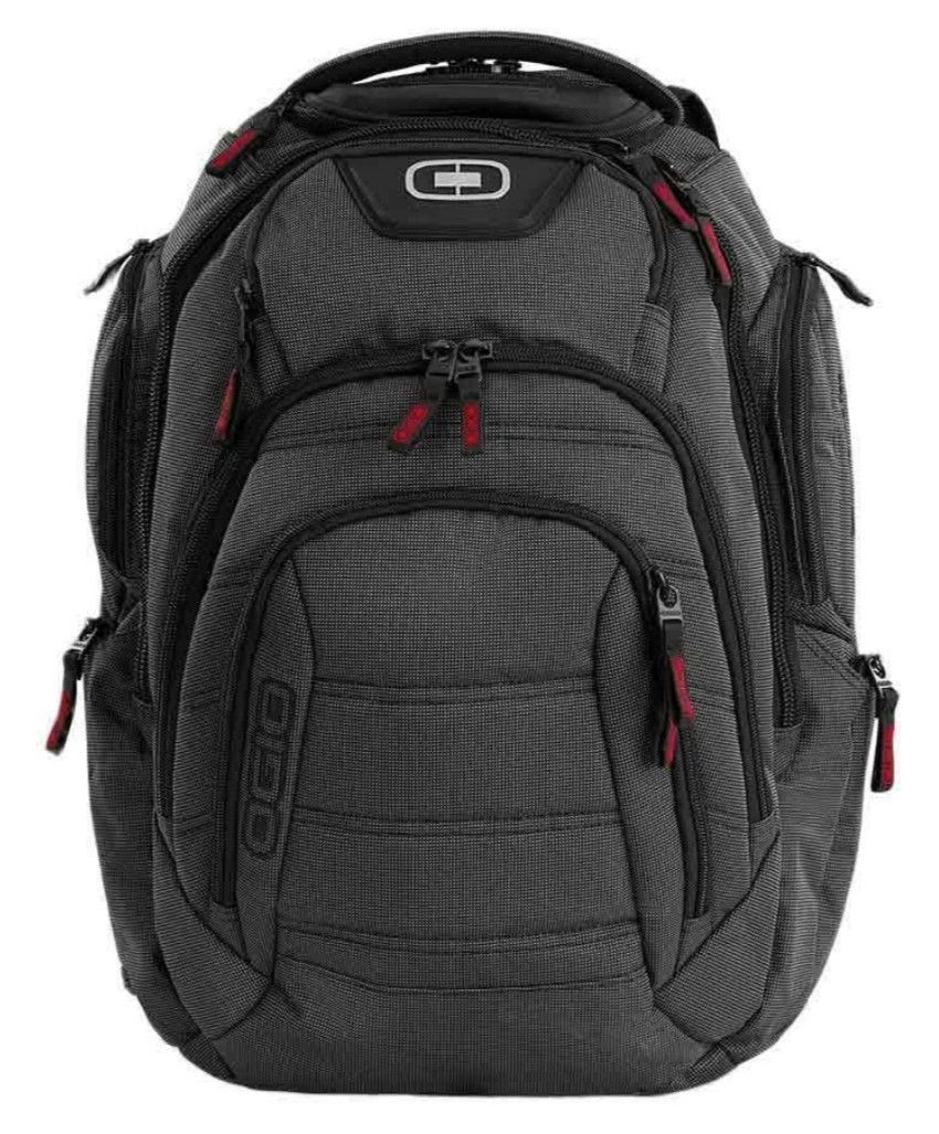OGIO Renegade RSS Laptop Backpack, X-Large, Black Pindot