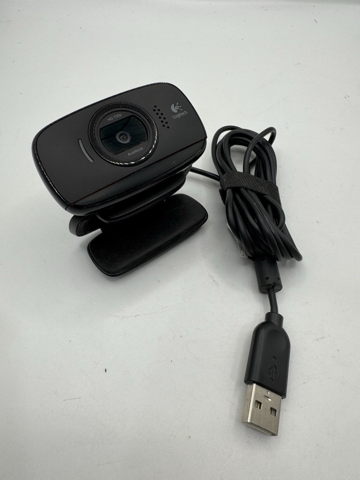 Logitech C525 720p HD Wired Webcam USB V-U0023 Foldable Auto-Focus Tested Black