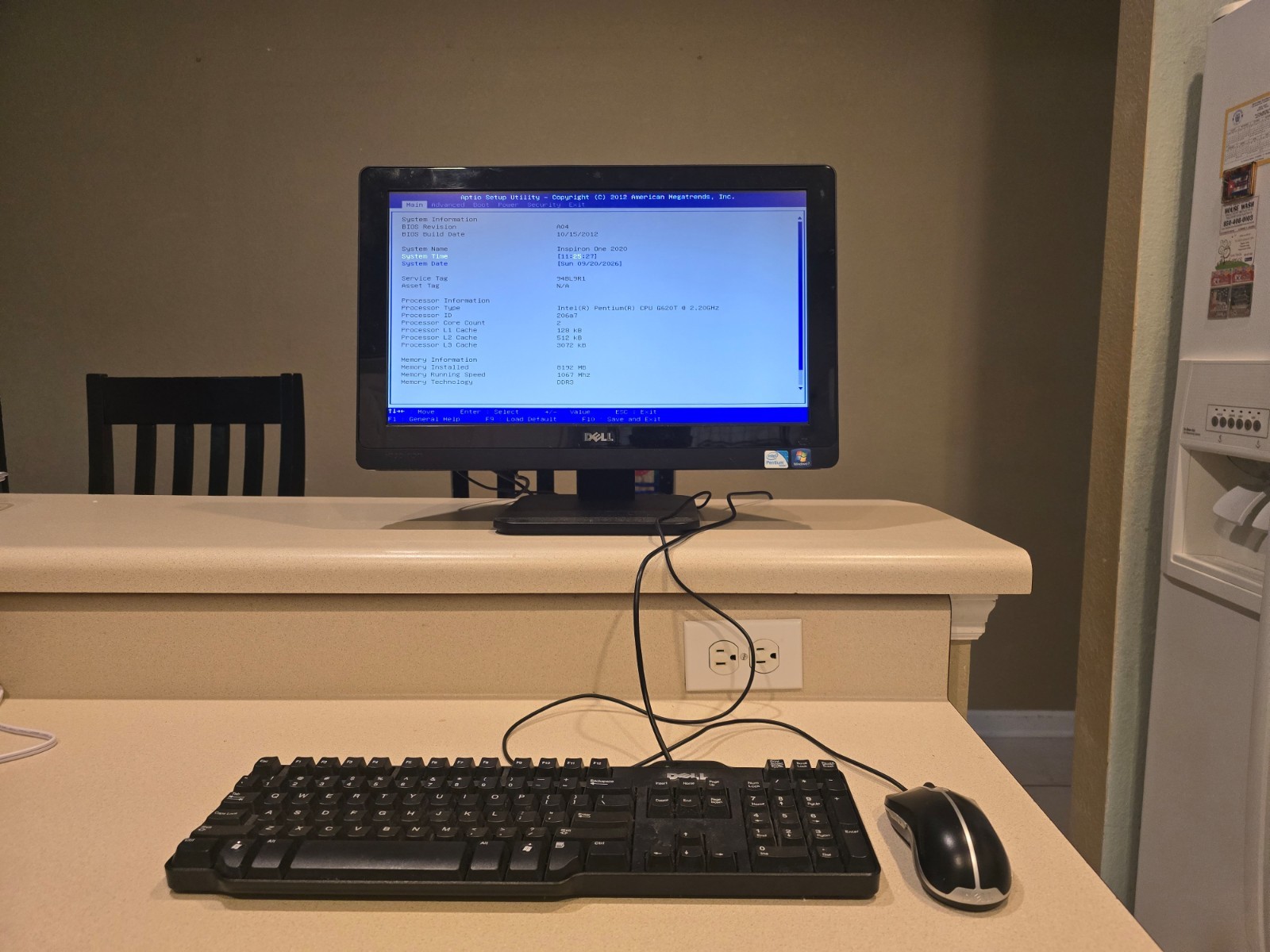 Windows 10 Dell Desktop computer all in one Inspiron one 2020 Package /Wifi/G20T