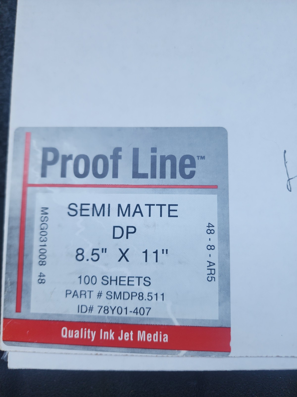 Proof Line Matte DP 8.5"x11" Photo Paper, 100 sheet box, Epson Canon HP