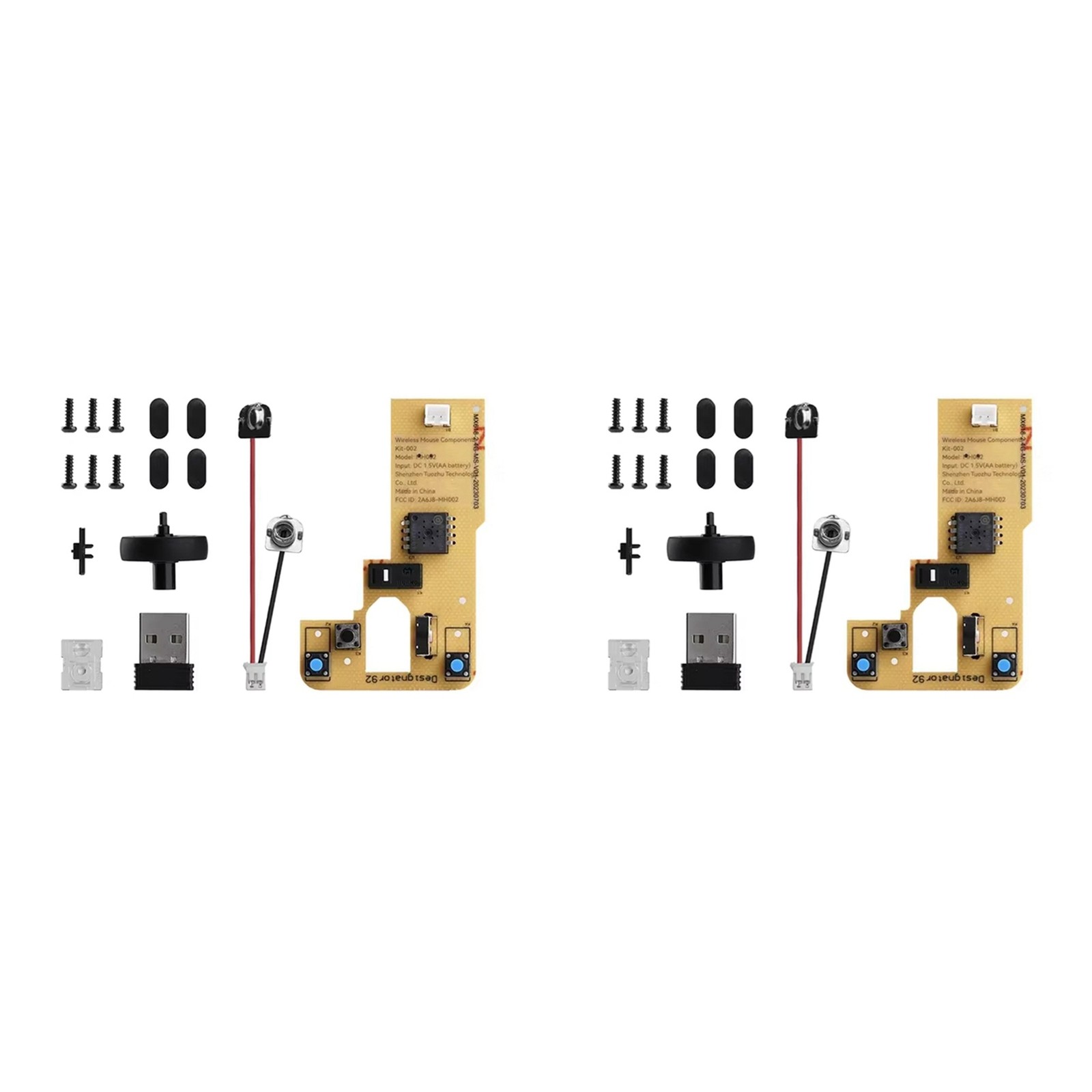 2X for Bamboo Lab DIY 3D Printing Wireless Mouse Kit Model 002 Computer5498