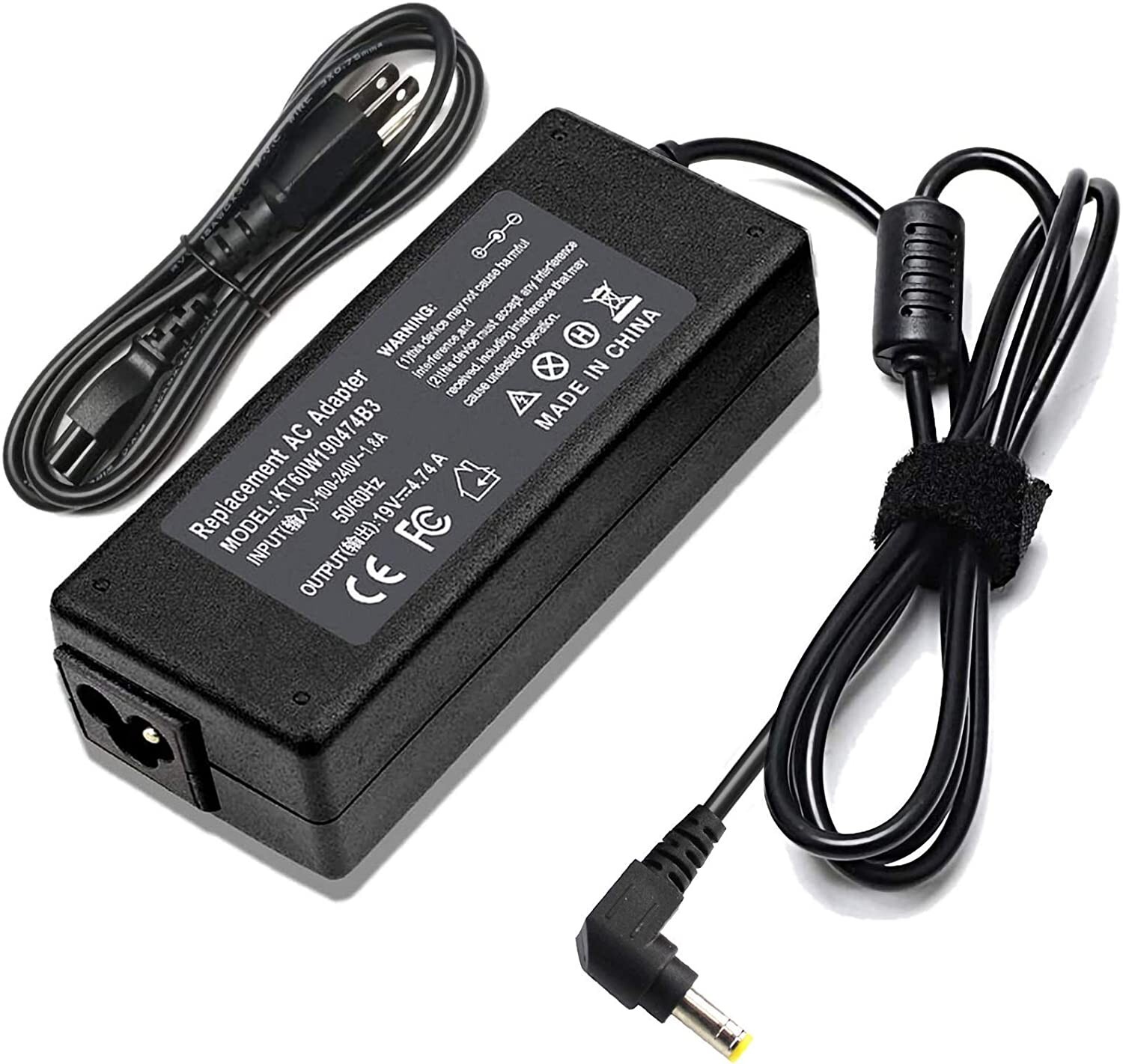 AC Adapter Charger For Fujitsu Lifebook NH570, P702, P772