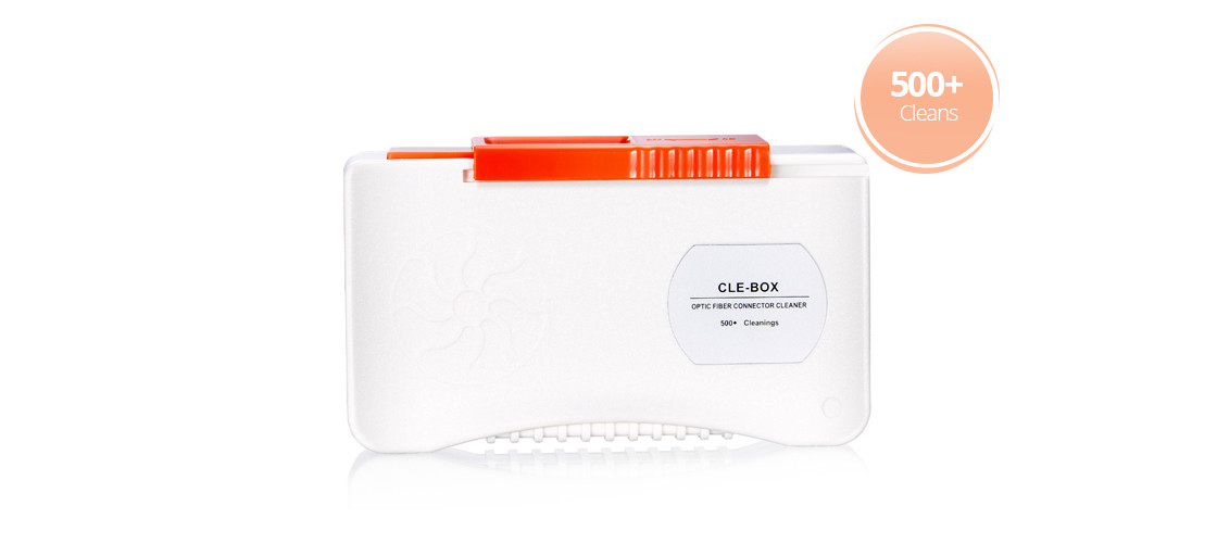 CLETOP, CLE-BOX,Clebox Fiber Optic Cassette Cleaner LC/SC/FC/ST/MU(500 Clean -38
