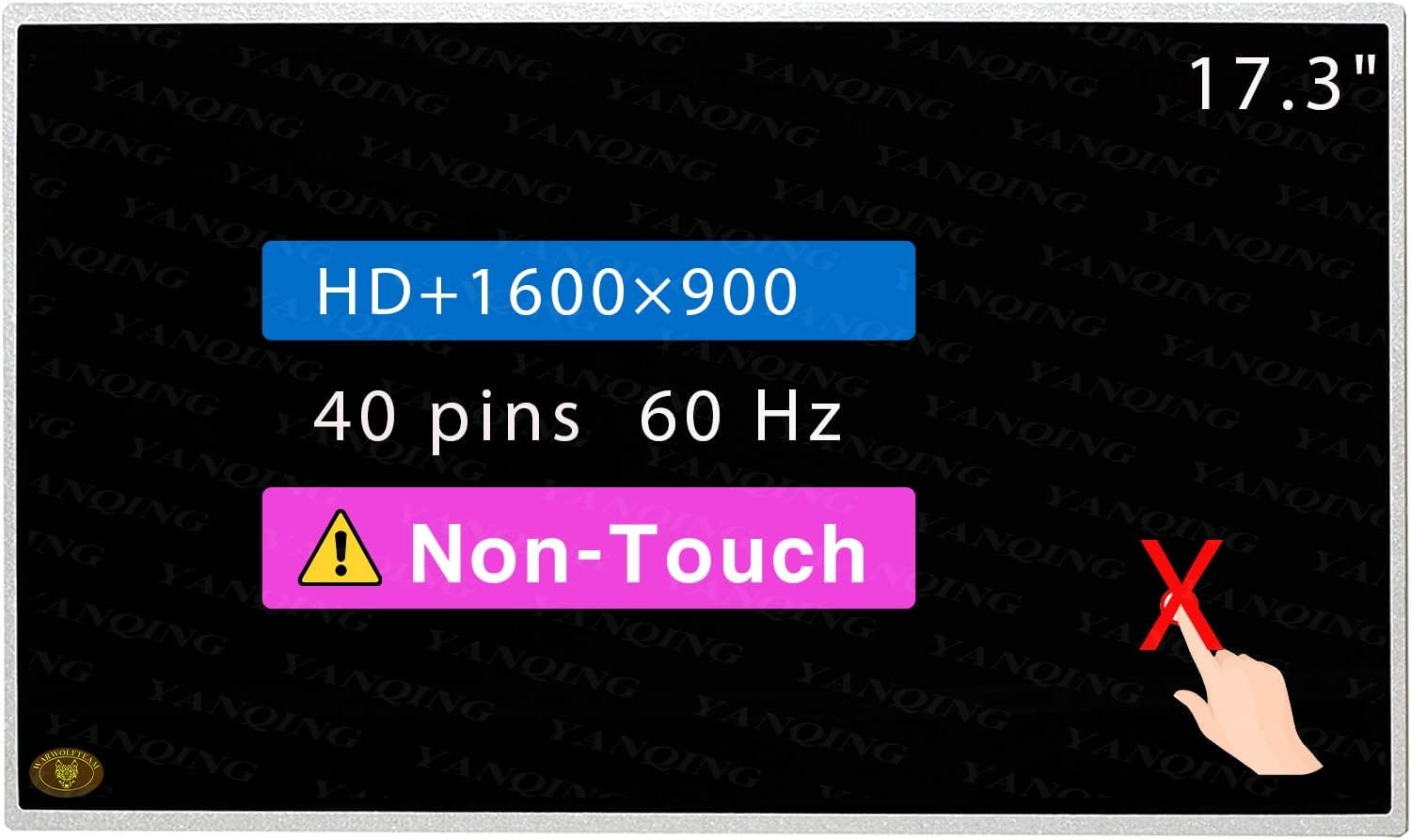 New LCD Screen for ASUS A75A A75D A75DE HD+ 40Pin Non-Touch Display