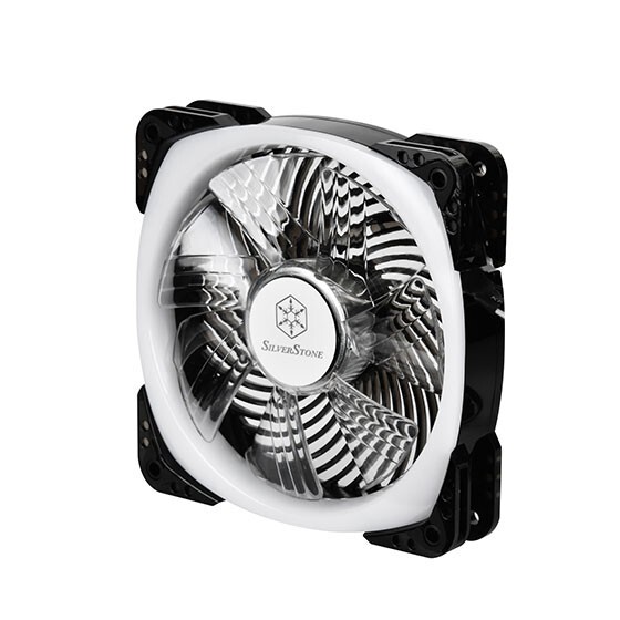 SilverStone Technology PWM 120mm Addressable RGB Fan with Dual Ball Bearing