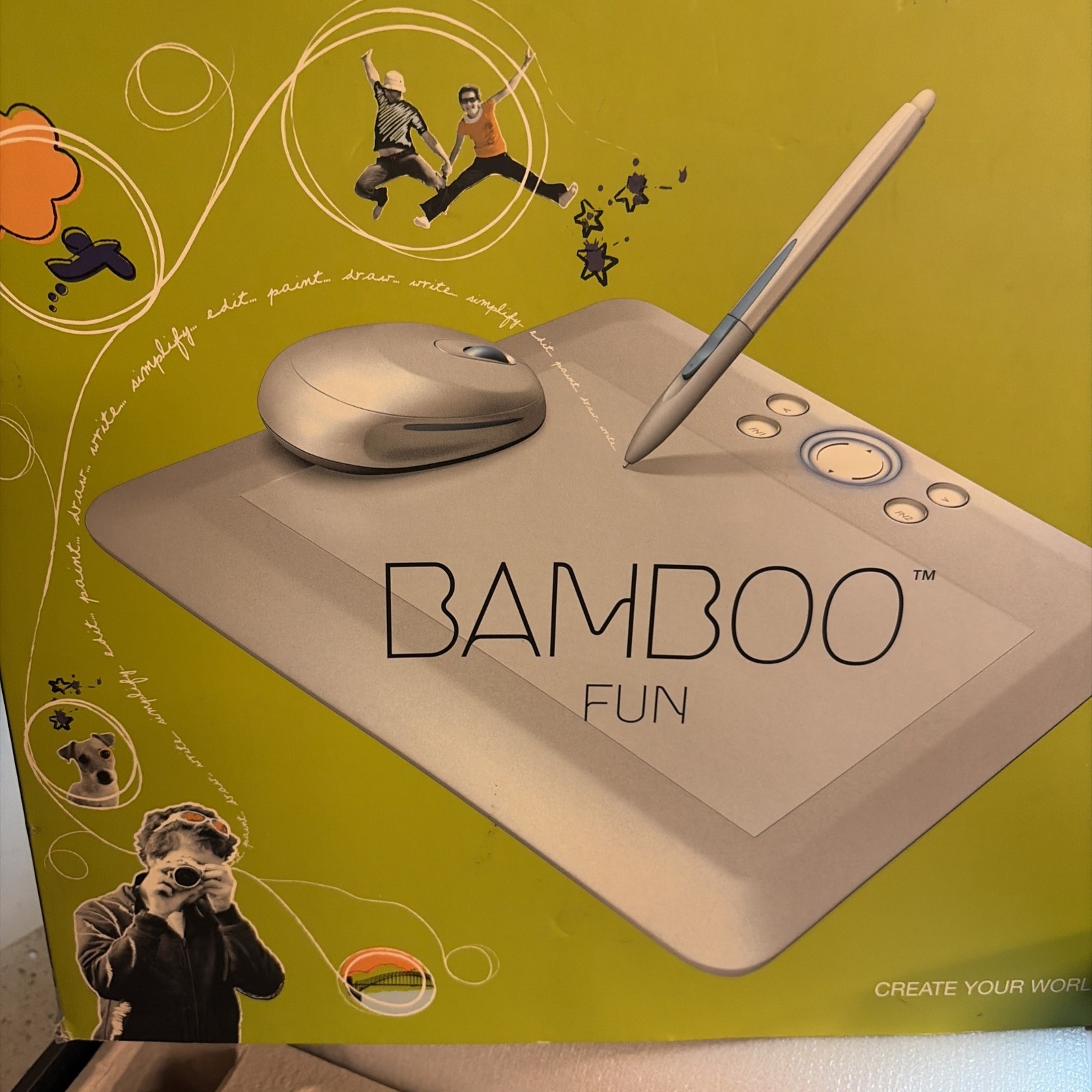 Wacom Bamboo Fun CTE-650 Open Box Everything In Pics Included