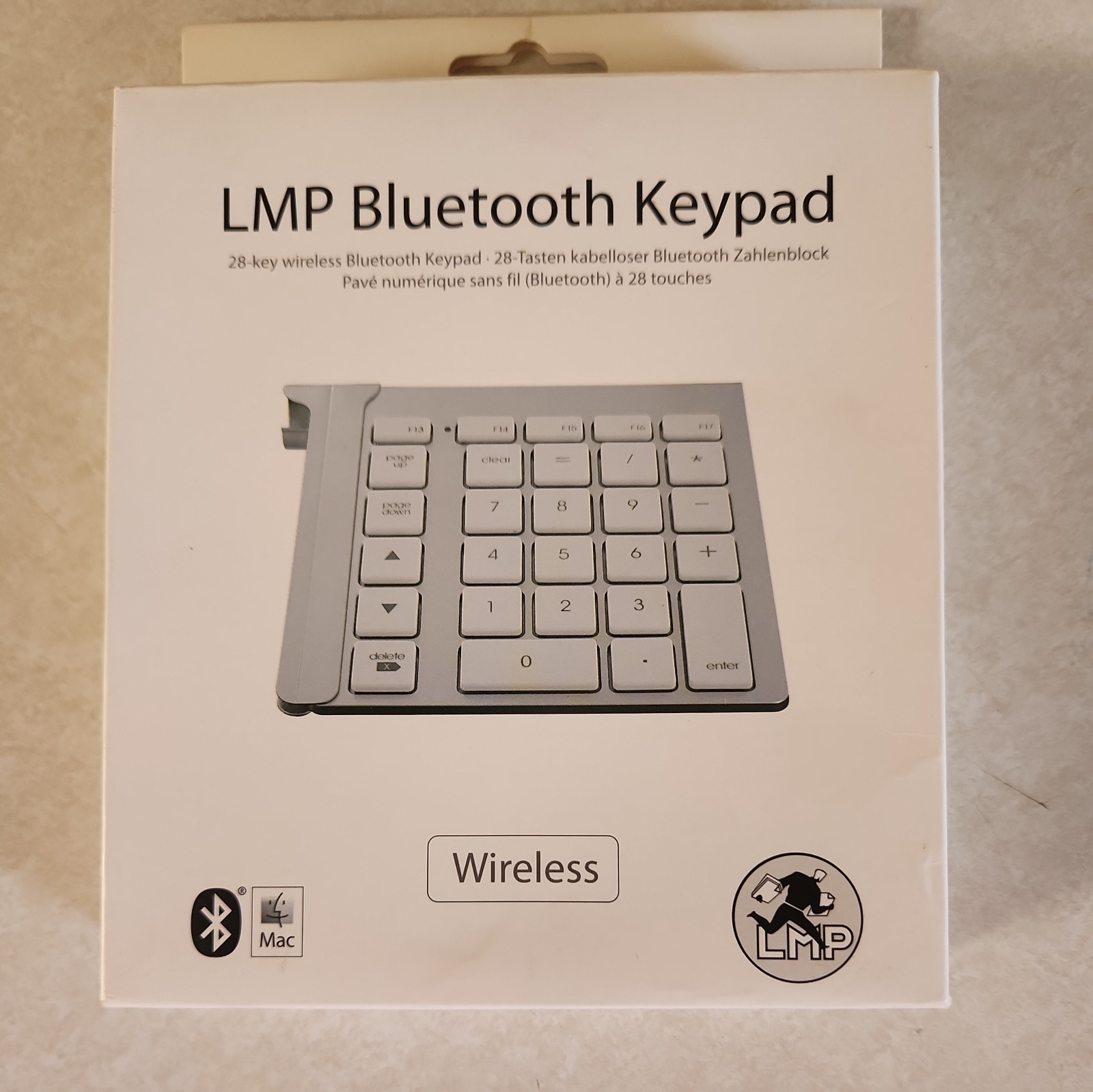 LMP Bluetooth Key Pad Model: WKP-1314, 28 key For Apple/Mac User Manual