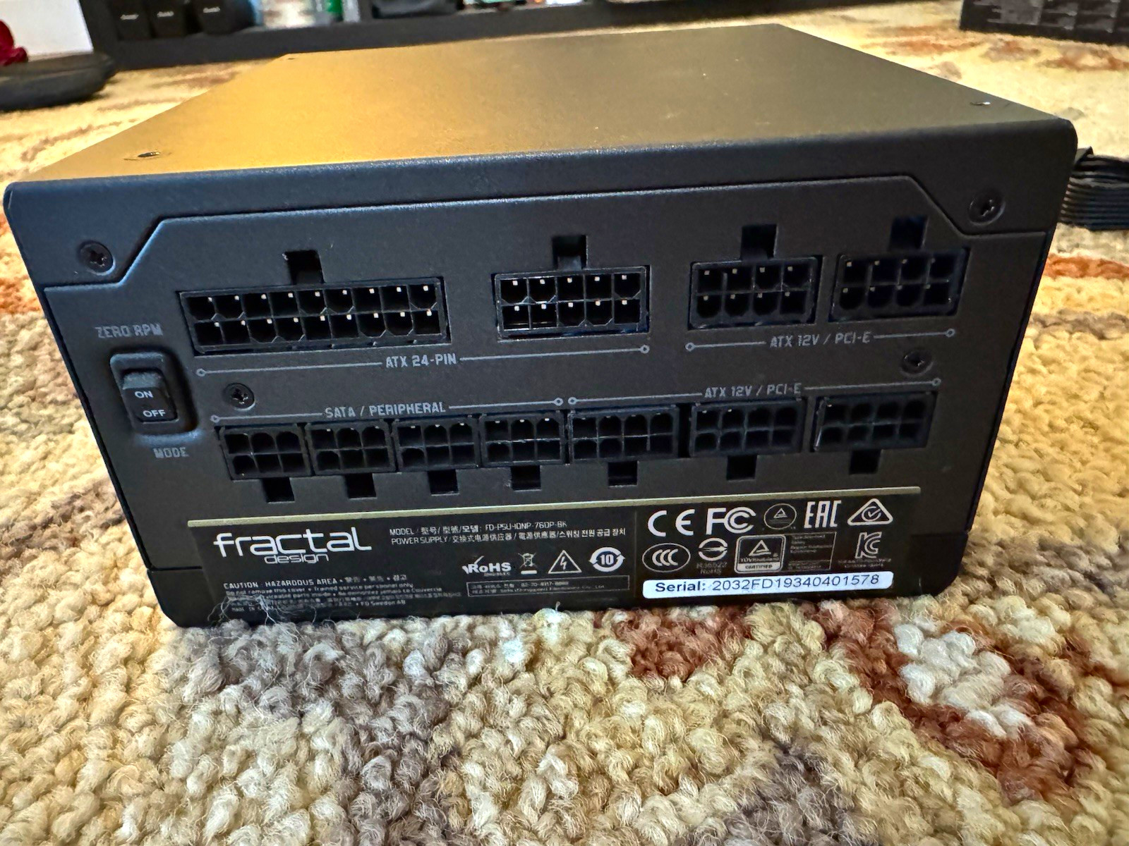 Fractal Design Ion+ 760P 80 PLUS Platinum Certified 760W Full Modular