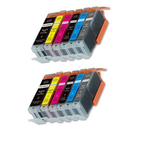 12 PK Ink Jet Set w/ LED chip for Canon PGI-270XL CLI-271XL Pixma MG7720 MG7700