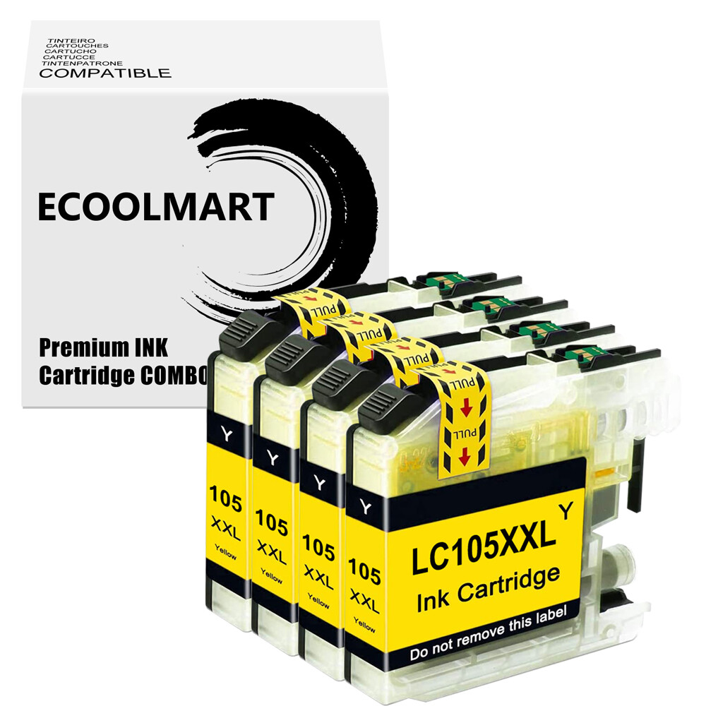 4Y Ink Cartridge fits Brother LC105 MFC-J4410DW J4310DW J4510DW J6920DW
