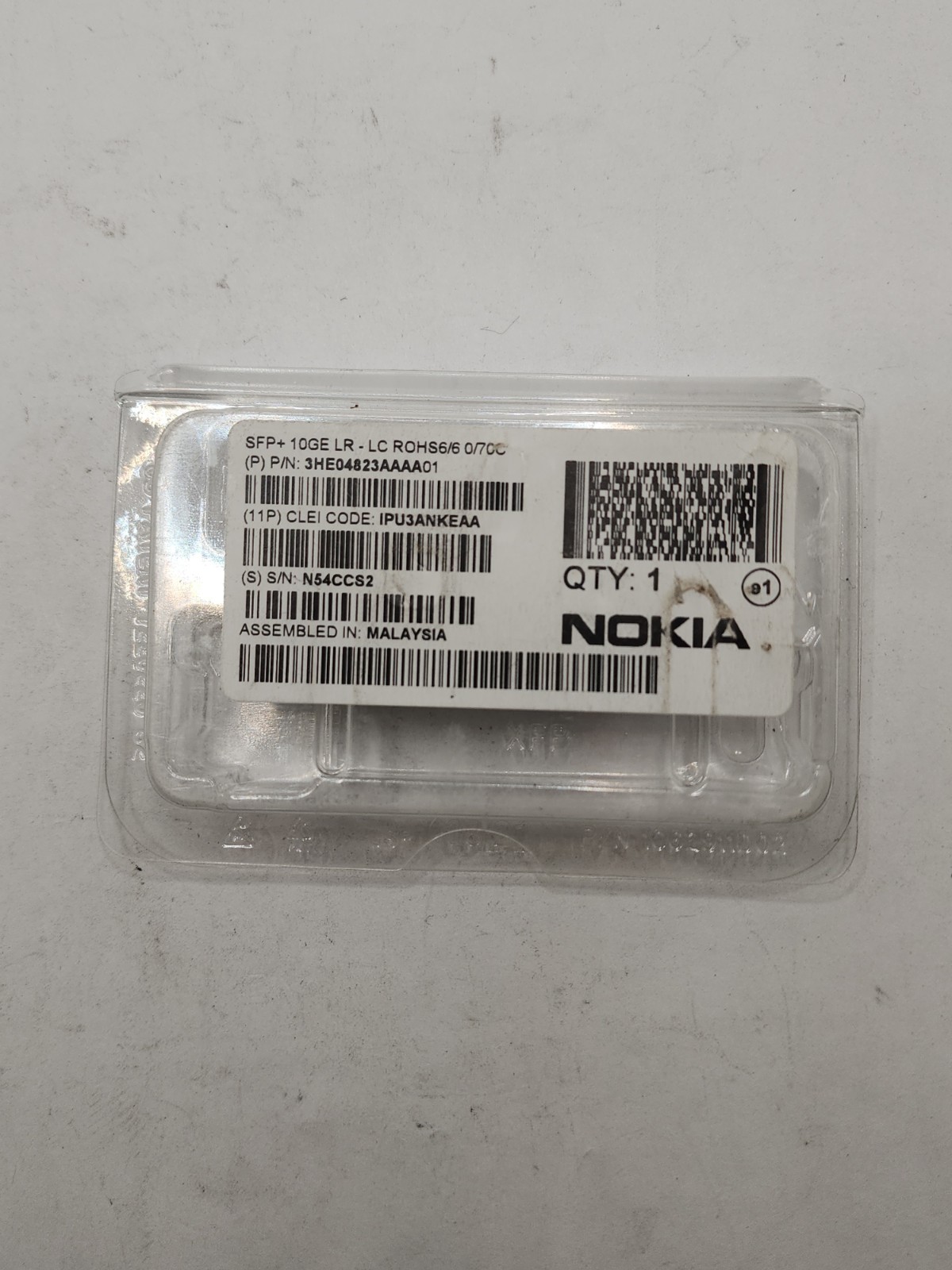 Nokia 3HE04823AAAA01  SFP+ Transceiver