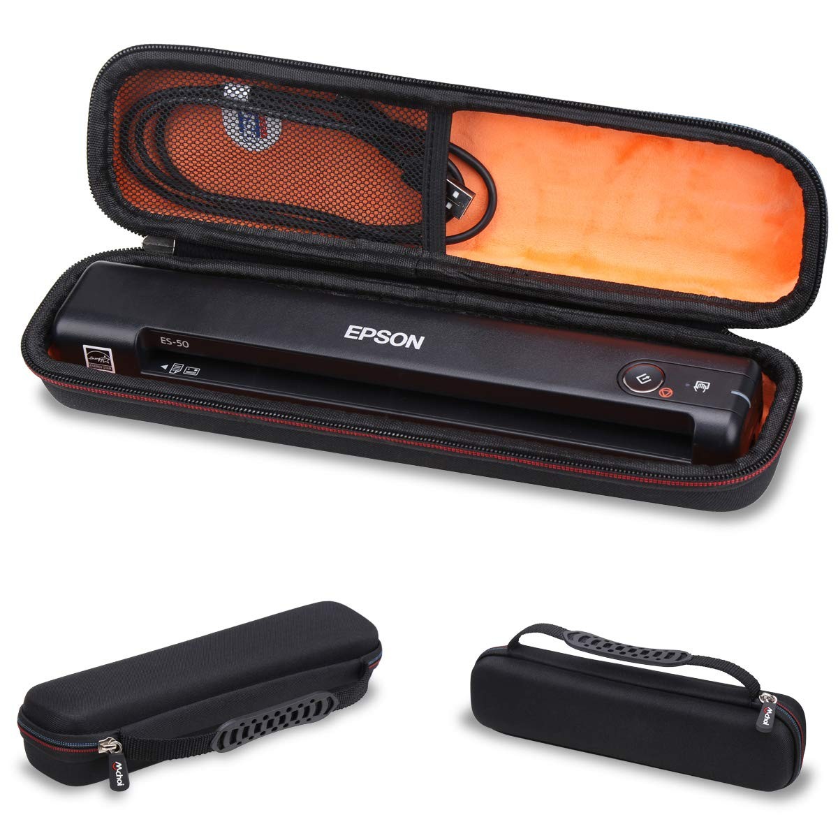 Mchoi Hard Portable Case Compatible With Epson Workforce Es-50/es-55r/