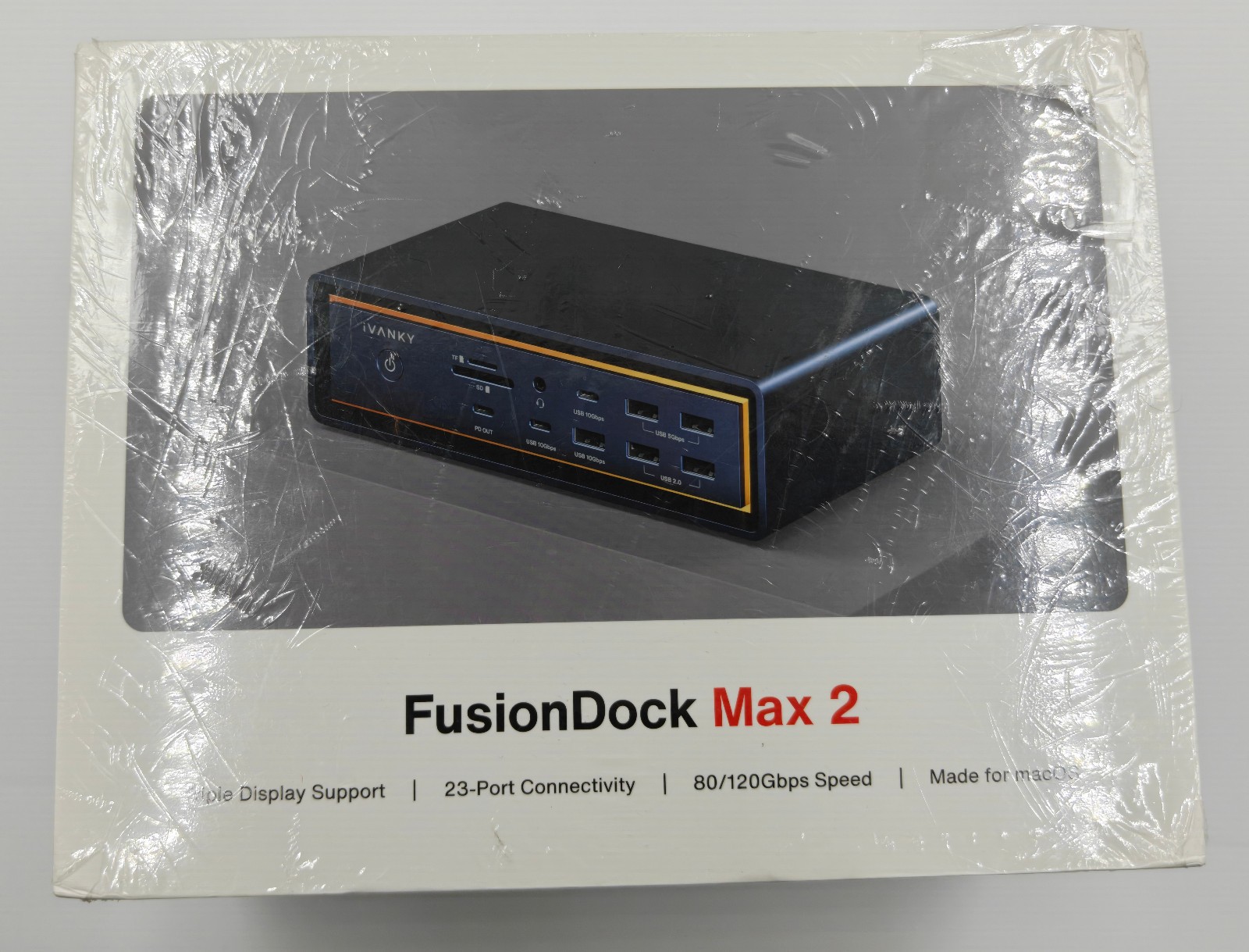 IVANKY FusionDock Max 2, 3 Display, 23 Port, for MacOS 4K HDMI Fusion Dock NEW