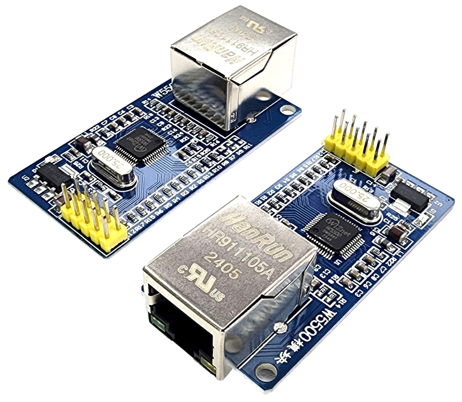 2 PCS W5500 Ethernet Module TCP/IP Network SPI For ESP32 ESP8266 5V/3.3V