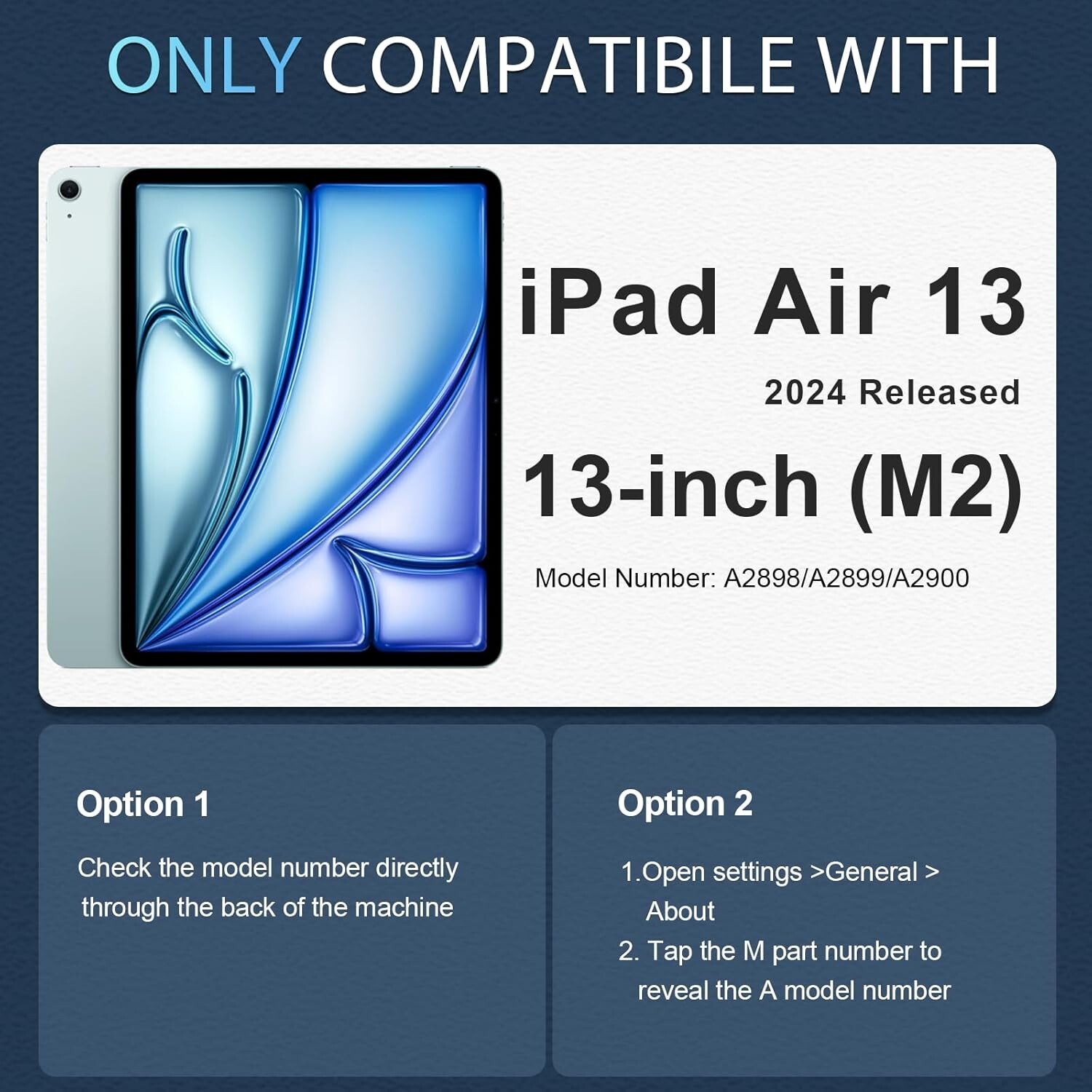 WESOROL iPad Air 13-Inch Case 2024 (M2) Military-Grade Protection - Screen Prote