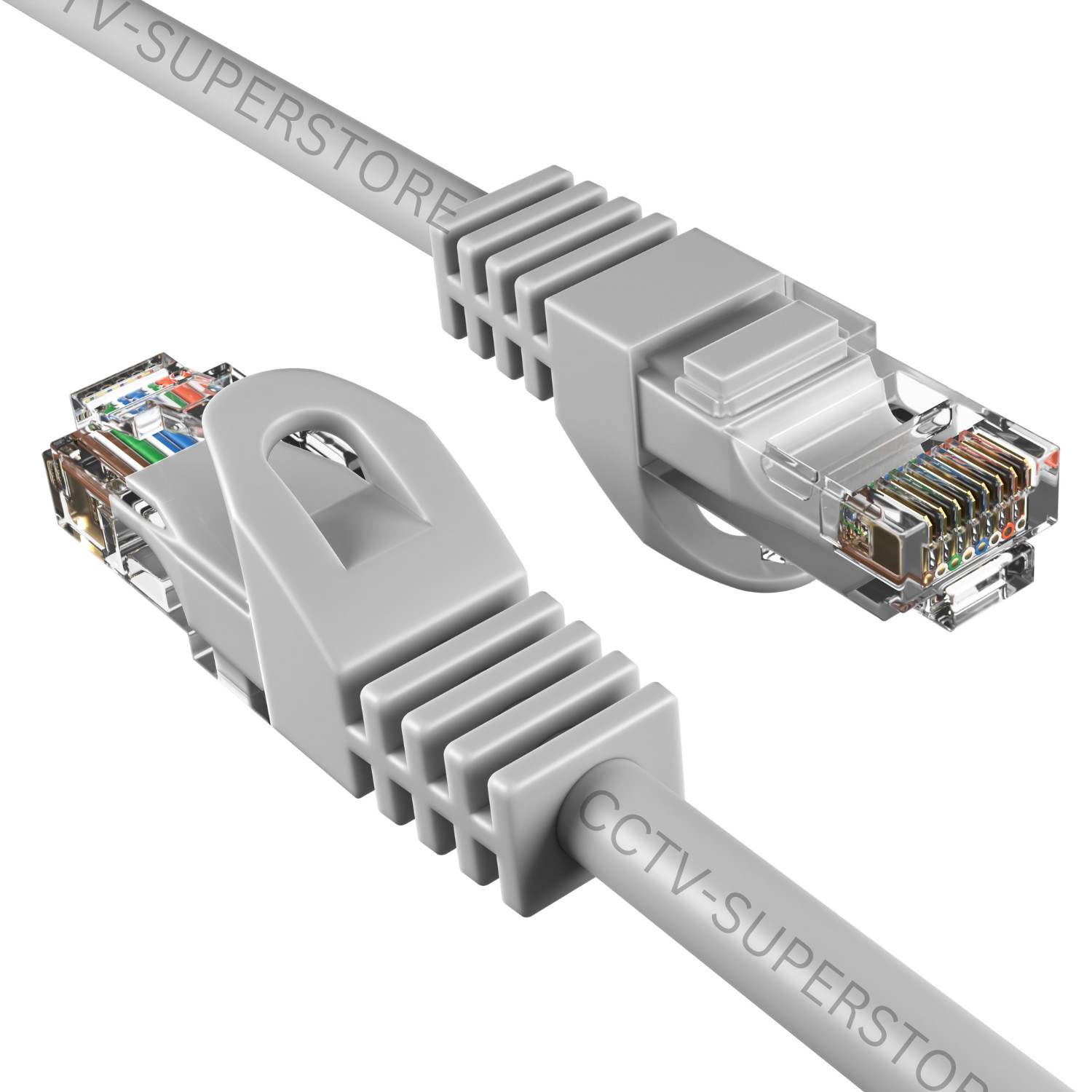 25 pcs 10ft Cat6 Patch Cord Cable Ethernet Internet Network LAN RJ45 UTP Grey