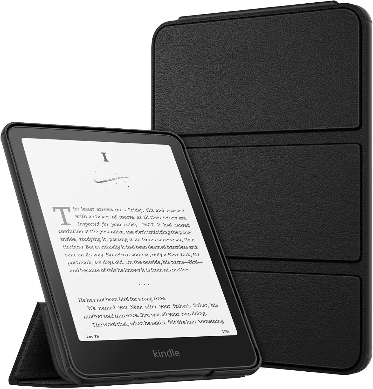 Trifold Case for 7" Kindle Paperwhite 12th 2024 Foldable Stand Cover Wake/Sleep