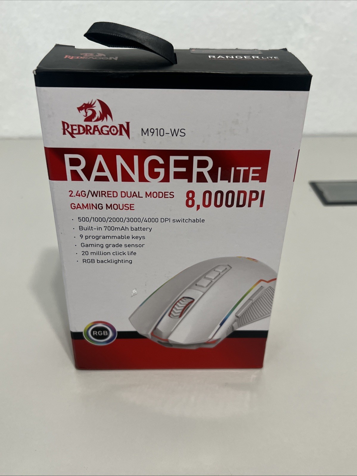 Redragon Ranger Lite High Performance Gaming Mouse M910-WS Max To 8000 DPI