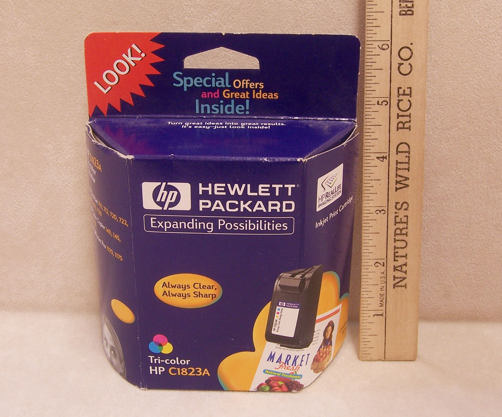 NEW HP Hewlett Packard # 23 Tri Color C1823A Inkjet Printer Ink Cartridge 