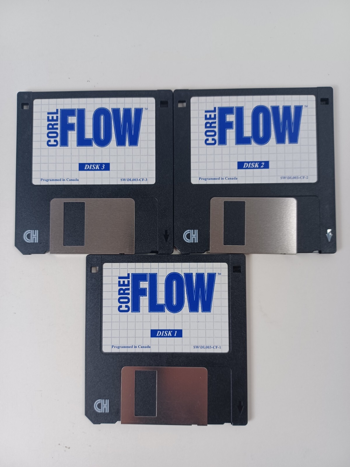Corel Flow Quick and Powerful Diagrams 3.5' Floppy Disk Program SW\DL003-CF-2