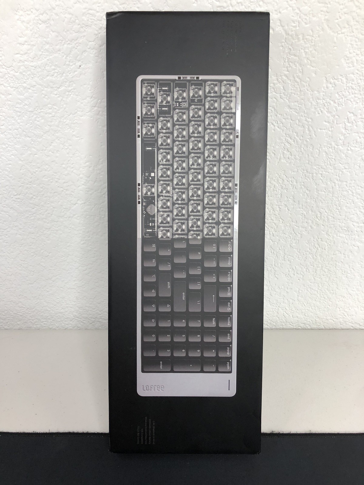 Lofree Flow 2 100 Triple Mode Low-Profile Mechanical Keyboard Space Grey Pulse