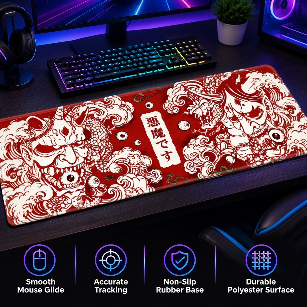 Class 2D Flat Super Large Gaming Mouse Pad, Desktop Decoration Desk Pad, Offic