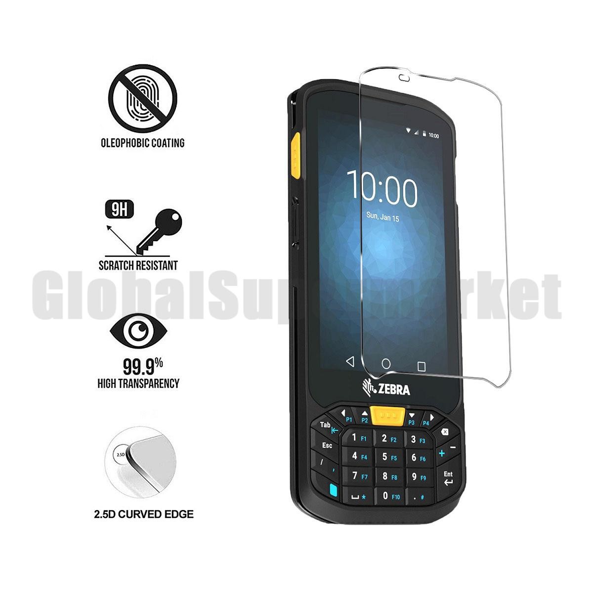 US SHIP 2PCS Tempered Glass Screen Protector for Symbol Zebra TC20 TC200J TC25