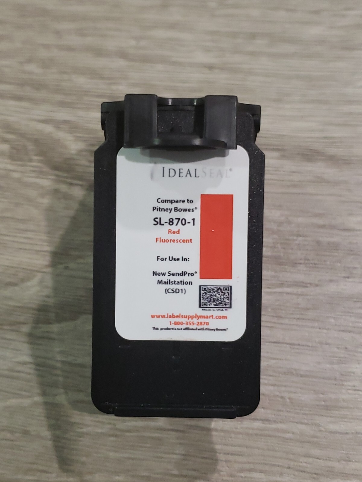 Red Ink Cartridge for New SendPro IDEALSEAL Replacement Postage Ink for SL-870-1