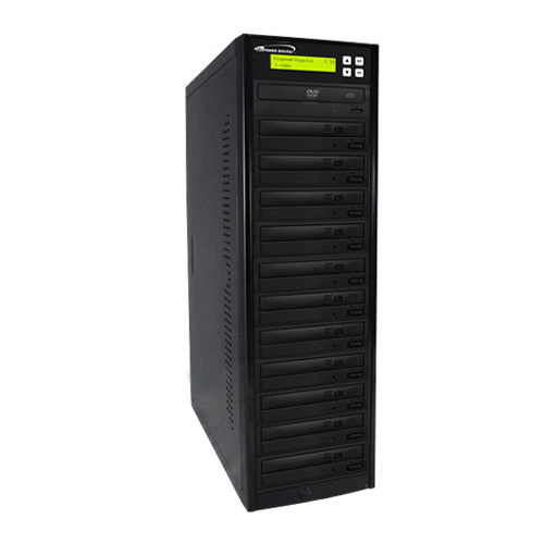 1 to 11 Target 24X SATA DVD CD Duplicator Tower Burner Multiple Disc Copier
