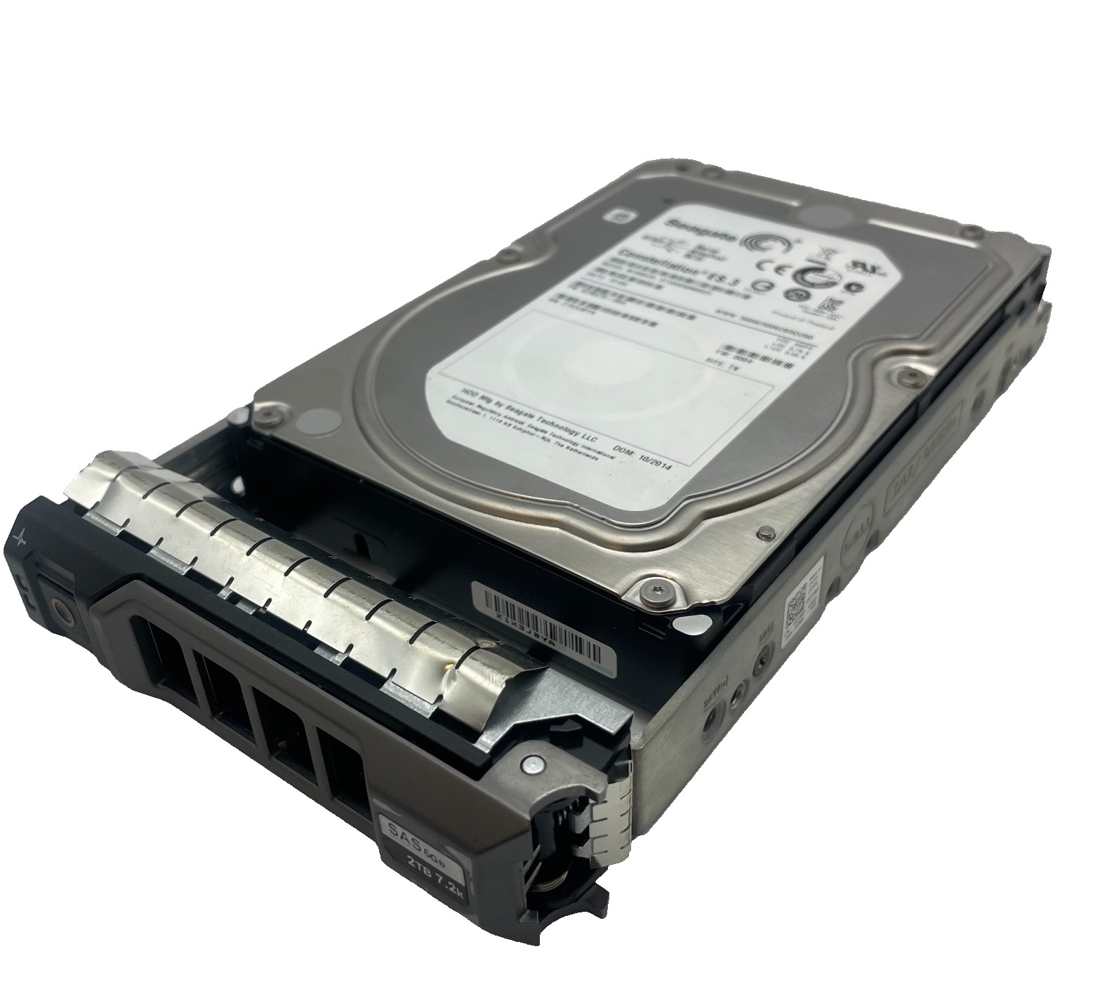 Seagate 2TB 6Gbps SAS 3.5" HDD ST2000NM0023 Dell Caddy A 0-40K POH