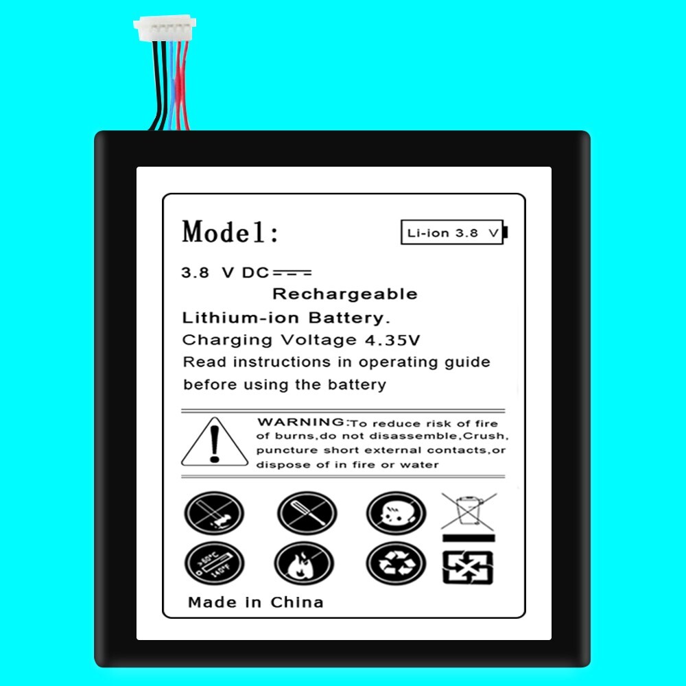 High Quality 5300mAh Substitutable Spare Battery f T-Mobile LG G Pad F 8.0 V496