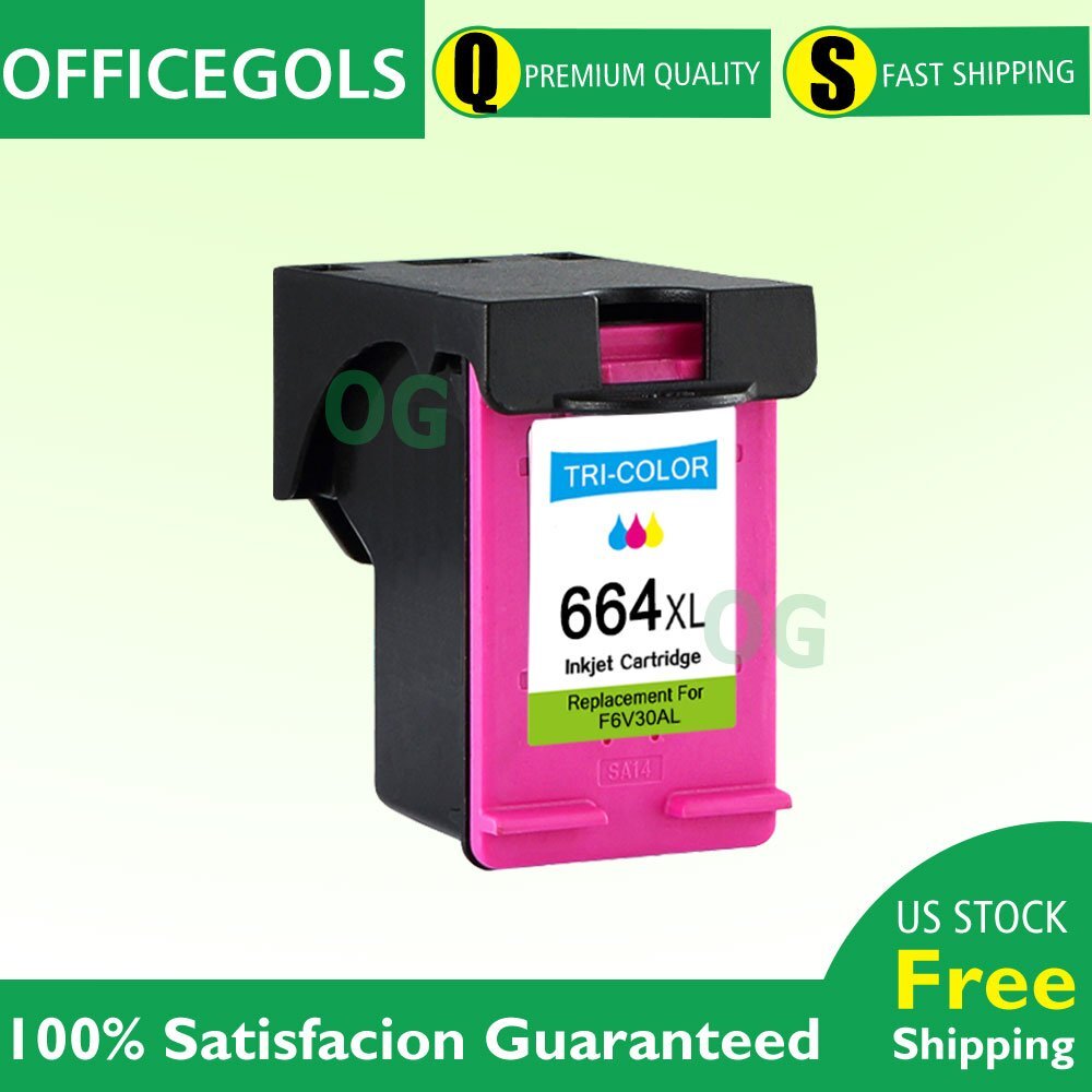 1PK Color Ink Cartridge For HP 664XL Deskjet 1115 2135 3635 2138 3636 3638 4535