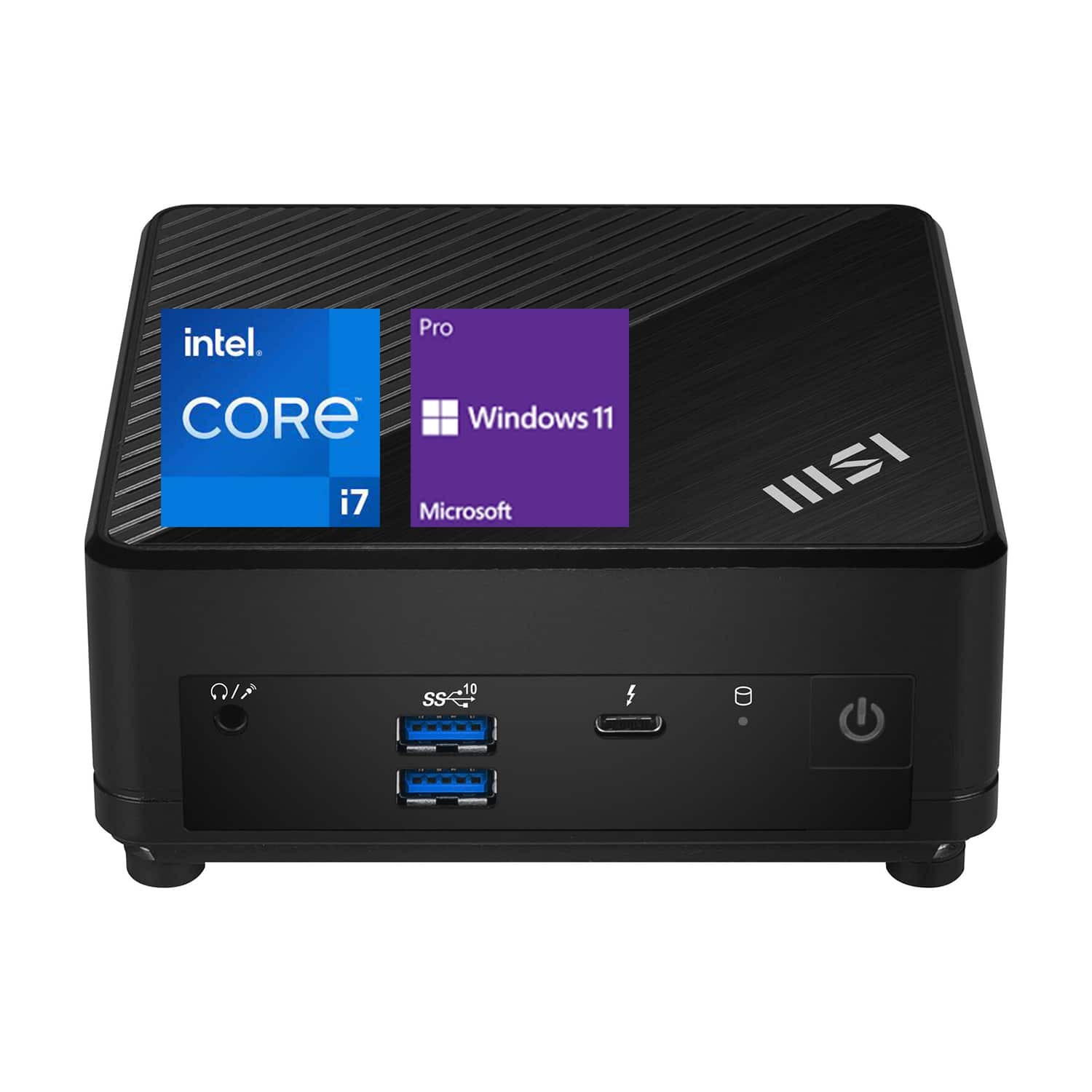 MSI - Upgraded - Cubi 5 Desktop - Intel Core i7-1255U with 32GB RAM – 2TB SSD