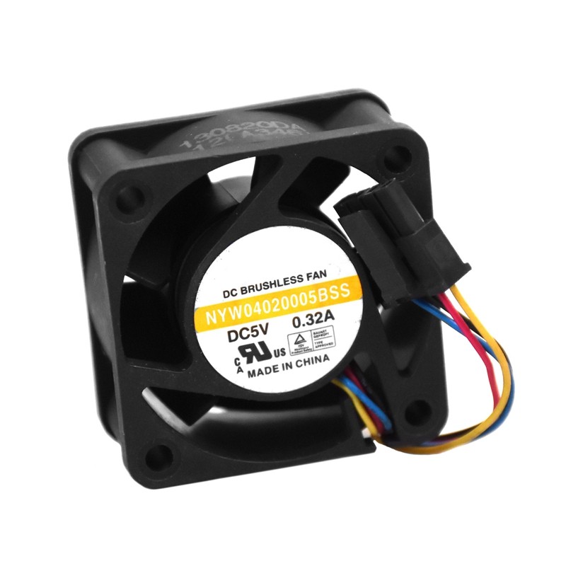 Cooling Fan NYW04020005BSS for Y.S.TECH PWM 4pin Plug Cooler 40*40*20mm 5V 0.32A