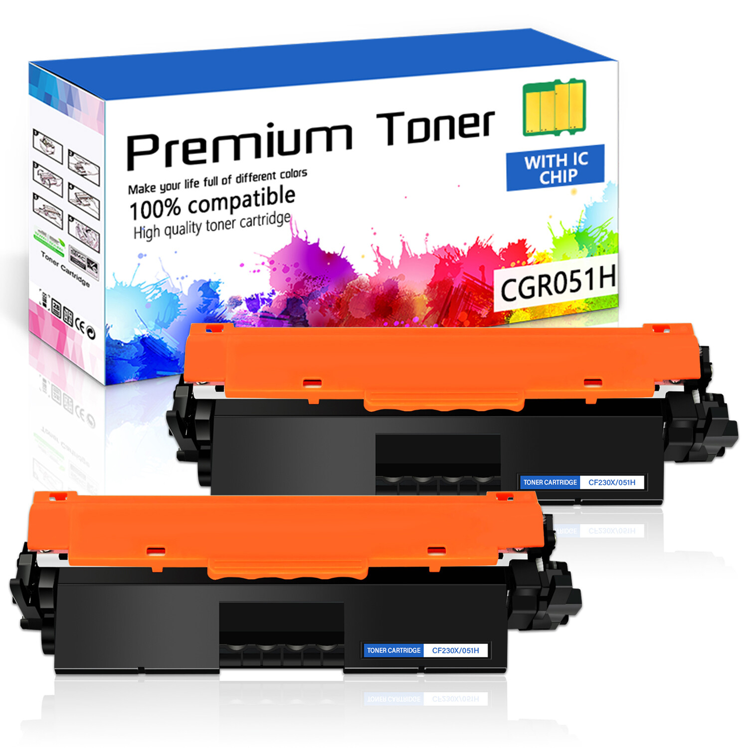 CRG051H Toner Compatible for Canon 051H imageCLASS LBP162dw MF264dw MF269dw 