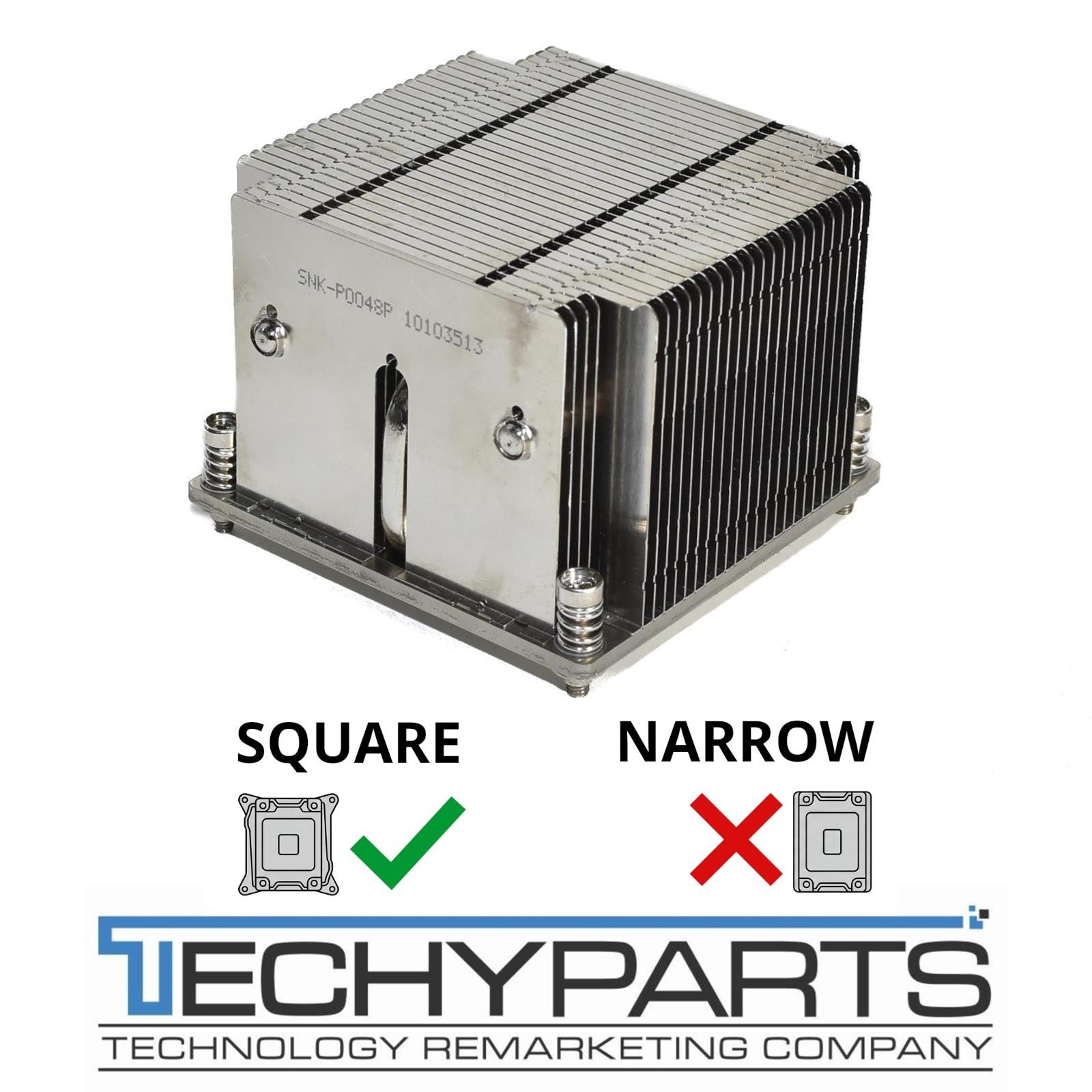 Supermicro SNK-P0048P 2U Passive Heatsink for Sockets LGA 2011 Square ILM