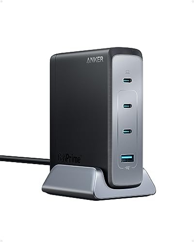 Anker Prime Desktop Charger 240W 4-port GaN PD Charger USB-A USB-C Compatible