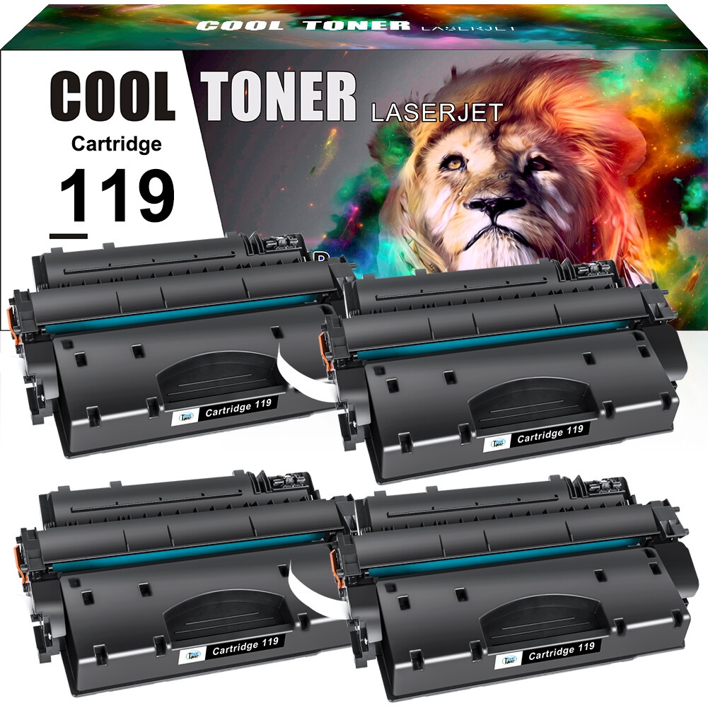 4PK Toner Compatible for Canon 119 imageClass MF6160dw MF414dw MF5950dw MF5960dn