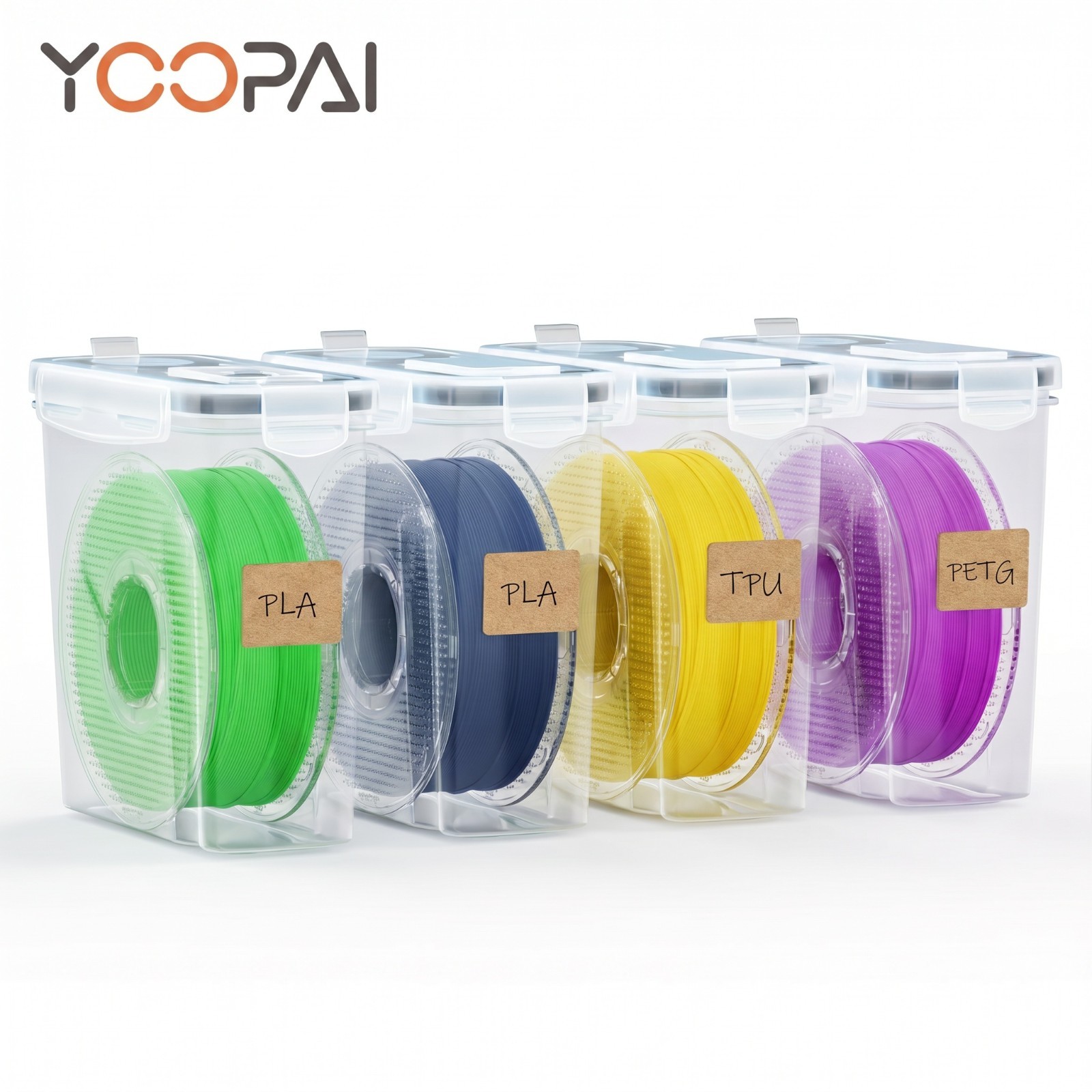 3D Printer Filament Storage Box Sealed Dry Container for Spools Moisture Proof